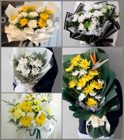 福建福州闽清县上莲乡莲埔村白事花束代送